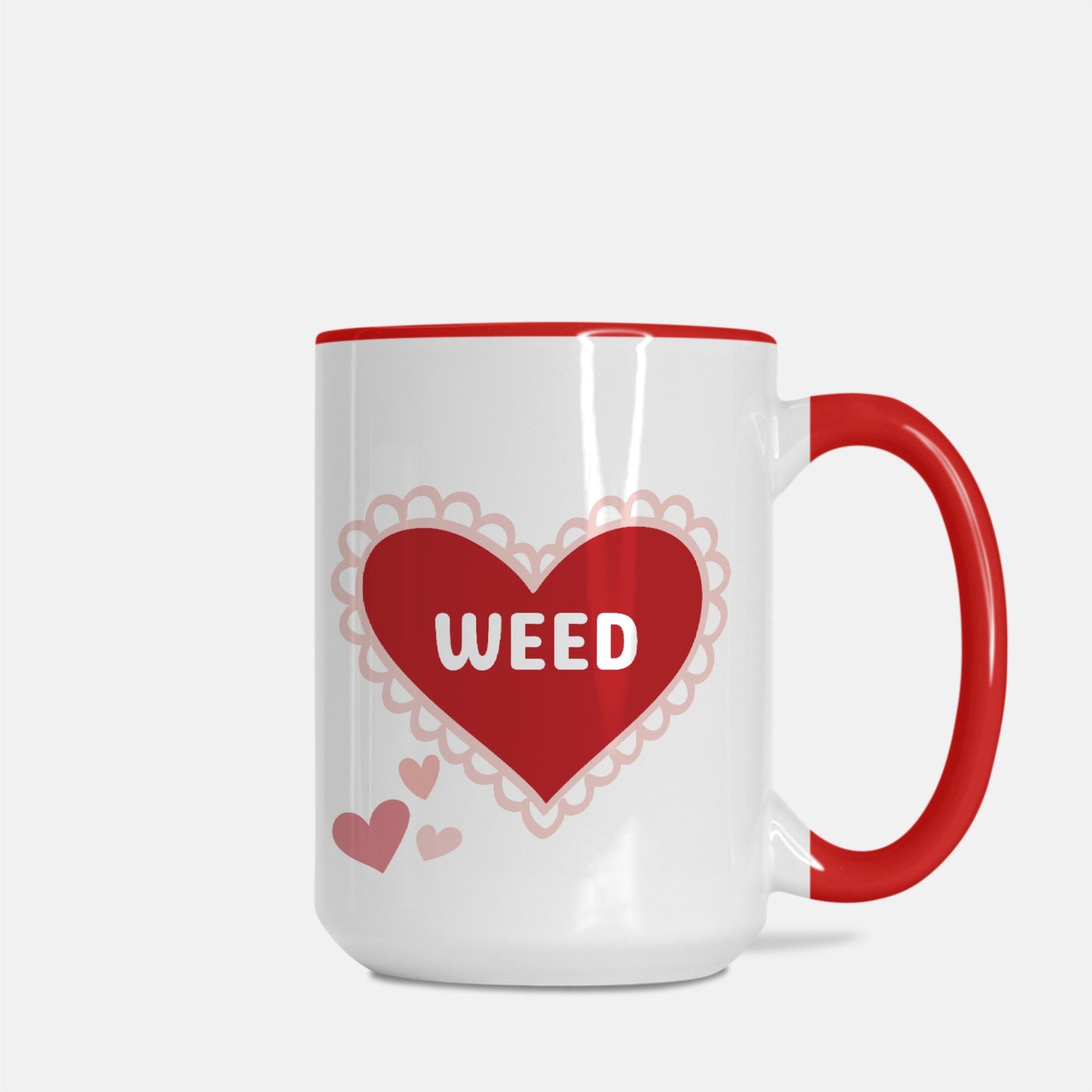 we love weed mug